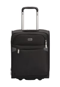 GLOBETROTTER EMS - 2-Rollen-Trolley, Weich, Emblem, Innentasche - BLACK