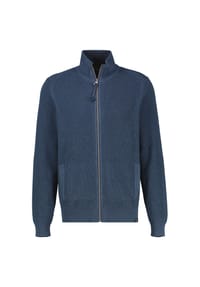 LERROS - Strickjacke im Casual-Stil aus hochwertiger Baumwolle - GRAVEL BEIGE MELANGE