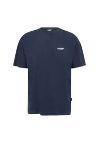 OLDSKULL - T-Shirt Peach Dyed Basic Oldskull Logo unverkennbare Oldskull-Optik - Black