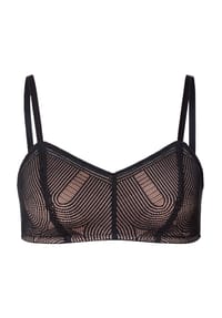 HANRO - Martha Bralette, Spitze, für Damen - 0019 BLACK