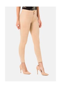 CIPO & BAXX® - Leggings WD486 klassische Knopfverschluss - STONE