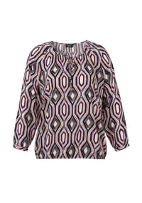 VIA APPIA -DUE- - Bluse in großen Größen - marine multicolor