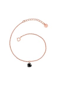 GLANZSTÜCKE MÜNCHEN - Damen Armband aus 925/- Sterling Silber in Roségold mit Spinell - roségold