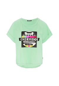 CHIEMSEE - T-Shirt mit NO-SIGNAL-Print - Beetroot Purple