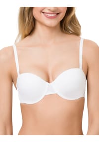 BeeDees® - Damen T-Shirt BH Stepy Soft WDP (2-er Pack) mit nahtlosen Cups, gefütterten Schalen und Multiway-Träger, vielseitig tragbar - schwarz