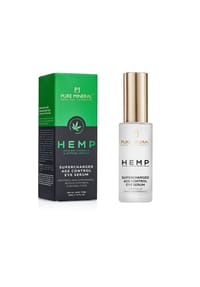 PURE MINERAL - Supercharged Hanf-Augenkonturserum, 30 ml - weiß