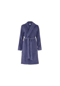 MÖVE - Schalkragenmantel Homewear - blueberry