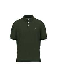 FYNCH-HATTON® - Polo, shortsleeve, A, 719  DARK KHAKI, M - 653  NEW BREEZE