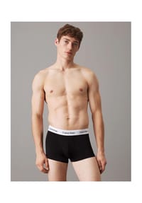 Calvin Klein - Cotton Stretch Pants, Logo-Bund, 3er-Pack, für Herren - 001 BLACK