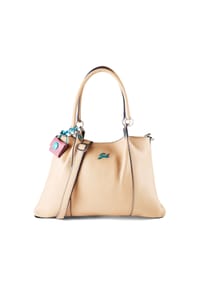 Gabs Soleil - Soleil Schultertasche M Leder 41 cm - nude
