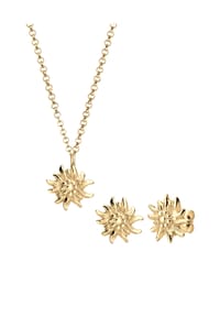 elli. - Schmuckset Edelweiss 925 Sterling Silber - Silber