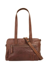 SPIKES & SPARROW® - Umhängetasche Echt Leder - cognac