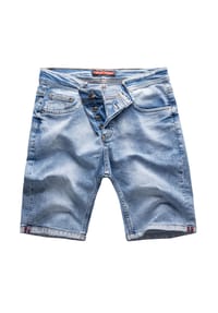 Rock Creek - Shorts Jeansshorts Hellblau Regular Fit - Hellblau