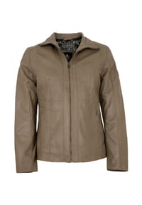 OTTO KERN - Damen Lederjacke Lammnappa coffee - coffee