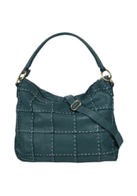 Samantha Look - Shopper Echt Leder, Made In Italy - blau