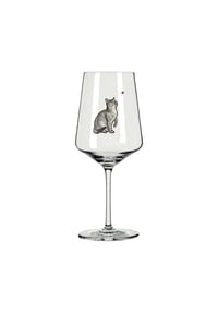 RITZENHOFF Cocktailglas - TIERISCH GLÜCKLICH - ROT,SCHWARZ,BRAUN