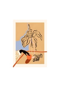  POSTER & FRAME® - Poster  Arty Guava - That Orange - 30 x 40 cm