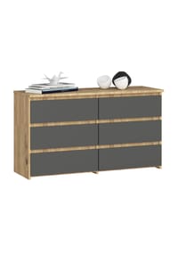 Akord - Kommode CL100 mit 6 Schubladen - artisan-eiche