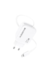 COFI - Xssive 20W PD GAN-Schnellladegerät mit einziehbarem 8-Pin-Kabel - 