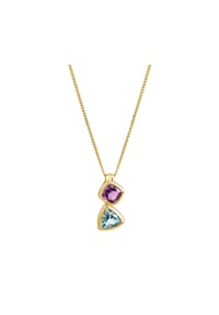 fascination by Ellen K. - Halskette 375/- Gold 1 Amethyst - gelb