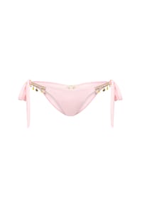 MODA MINX - Bikinihose Seychelles Tie Side Brazilian Bikini Bottom mit maritimen Elementen - pink