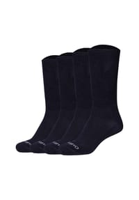camano® - Unisex Socken, 4er Pack - Organic Diabetic Socks, Diabetiker-Socken, einfarbig - Dunkelblau