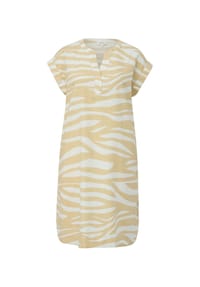 s.Oliver - Sommerkleid, Split-Neck, für Damen - 81A0  BROWN