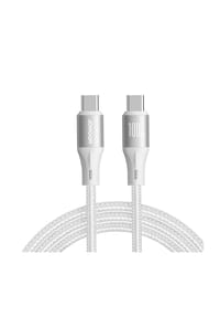 COFI - Joyroom Light-Speed Series S-A25 USB-C/USB-C-Kabel 100 W 1,2 m – Weiß - Weiß 120 x 0,5 x 0,5 cm