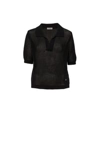 TONI - Poloshirt Greta - black | 089