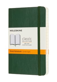 MOLESKINE® - Notizbuch "Classic", Pocket, Softcover, DIN A6 - MYRTENGRÜN