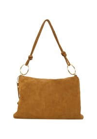 GALERIA - Schultertasche, Leder, für Damen - COGNAC