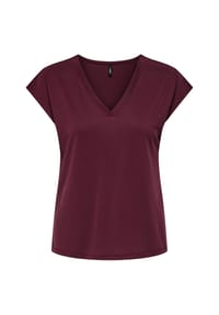 ONLY® - T-Shirt, V-Ausschnitt, für Damen - 179982 AQUA GRAY