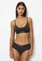Marc O'Polo Iconic Rib Bustier, Logo-Print, für Damen Bild 2