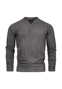 INDICODE - Langarmshirt INKilsone - Black