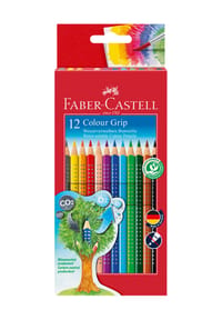 Faber-Castell - Buntstifte "Colour Grip", 12-teilig - MEHRFARBIG, mehrfarbig