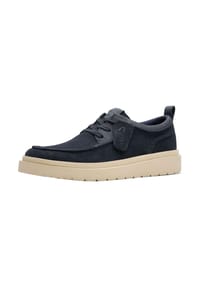 CLARKS® - Schnürschuhe Polden Moc mit ultraleichter und federnder Sohle - 2250 Navy Suede