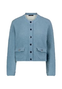 BETTY BARCLAY - Strick-Cardigan mit aufgesetzten Taschen - Blue Fog