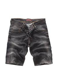 Rock Creek - Shorts Jeansshorts Regular Fit - Schwarz