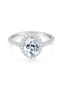 TRILANI 1934 - Damen Ring aus 925/- Sterling Silber in Silber mit Zirkonia - silber