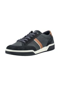 iMAC® - Leder Sneaker - Blau/Braun