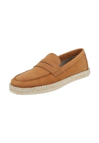 GEOX - Leder Slipper - Dunkelbraun