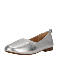 CLARKS® - Ballerinas Fawna Soft im coolen Metallic-Look - silber