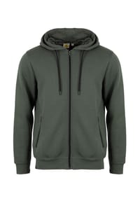ROADSIGN® australia - Herren Sweatjacke Zip mit Reißverschlusstaschen & Kapuze - grün