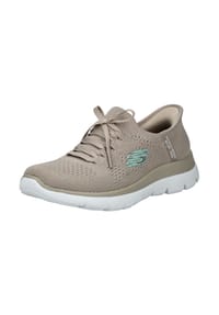 SKECHERS® - Summits Sneaker "New Daily", gepolstert, für Damen - TAUPE KNIT/MINT TR