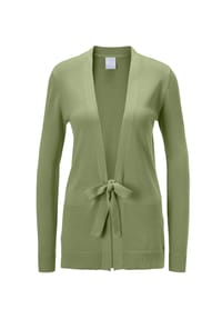 MADELEINE - Strickjacke aus Supima-Cotton - helllimone