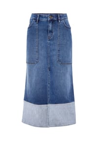 PADDOCK'S® - Langer Jeansrock für Damen - Mid blue stone