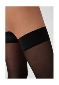 ITEM m6 - Stay-Ups, 20 DEN, für Damen - BLACK