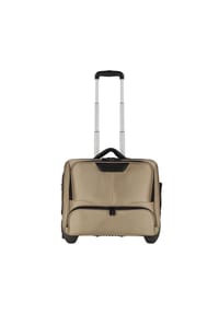 DERMATA - 2 Rollen Businesstrolley 41 cm Laptopfach - blau