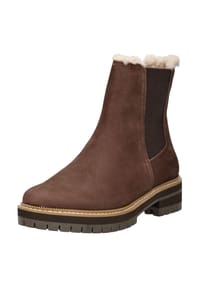 TOMS - Leder/Textil Stiefelette - Dunkelbraun