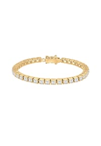 elli. PREMIUM - Armband Tennisarmband Trend Zirkonia Kristalle 925 Silber - Gold